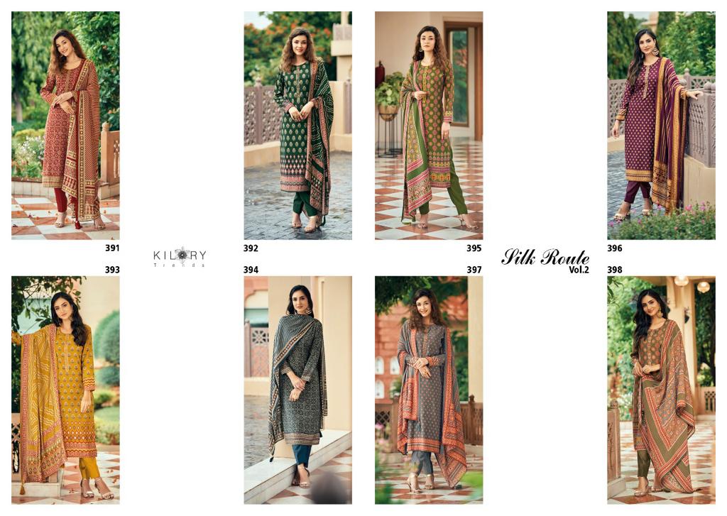 Kilory Silk Route Vol 2 Wholesale Printed Designer Salwar Kameez